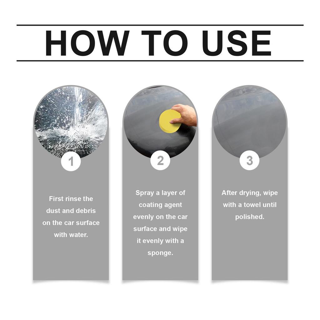 100ml Car Ceramic Nano Coating Liquid Vehicle Coating Agent Vehicle Polishing Paint Coating Agent Car Care Agent