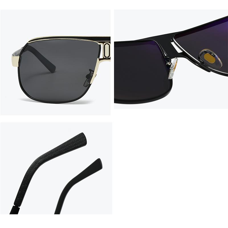 Fashion Men Square Glasses Men's Classic Driving Sunglasses Women Fashion Oversize Decor Glasses