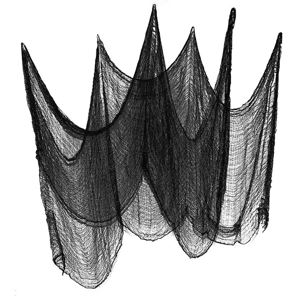 Halloween Gauze Black Spaghetti Color Ghost Festival Decoration Halloween Party Home Scene Decoration Horror House Horror Props