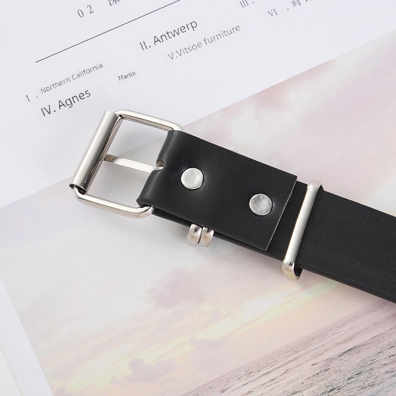 Ceinture rétro punk hip-hop pour femme – Accessoire étudiant de style européen et américain