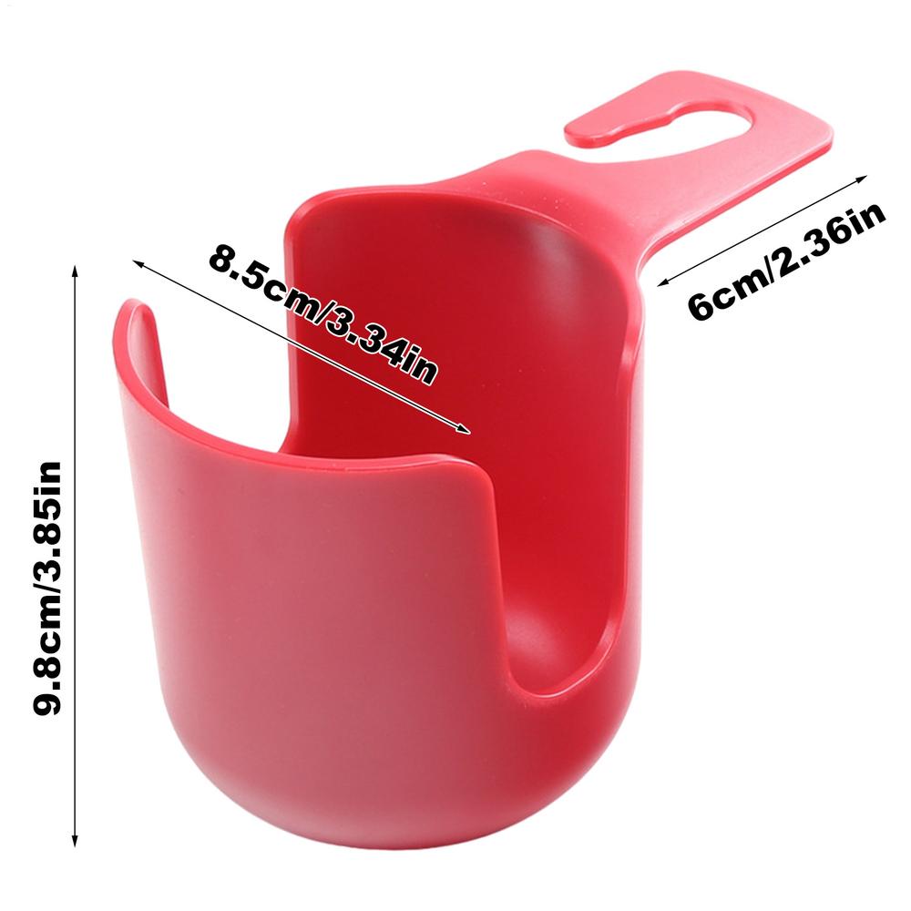 

Car Drink Cup Holder Container Hook Window Door Mount Universal Durable Water Bottle Cup Stand for Auto Truck Interior Organizer красный
