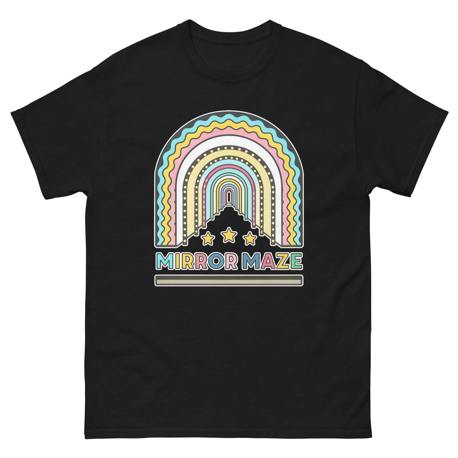 Mirror Maze Carnival Fair Amusement Park T-Shirt M