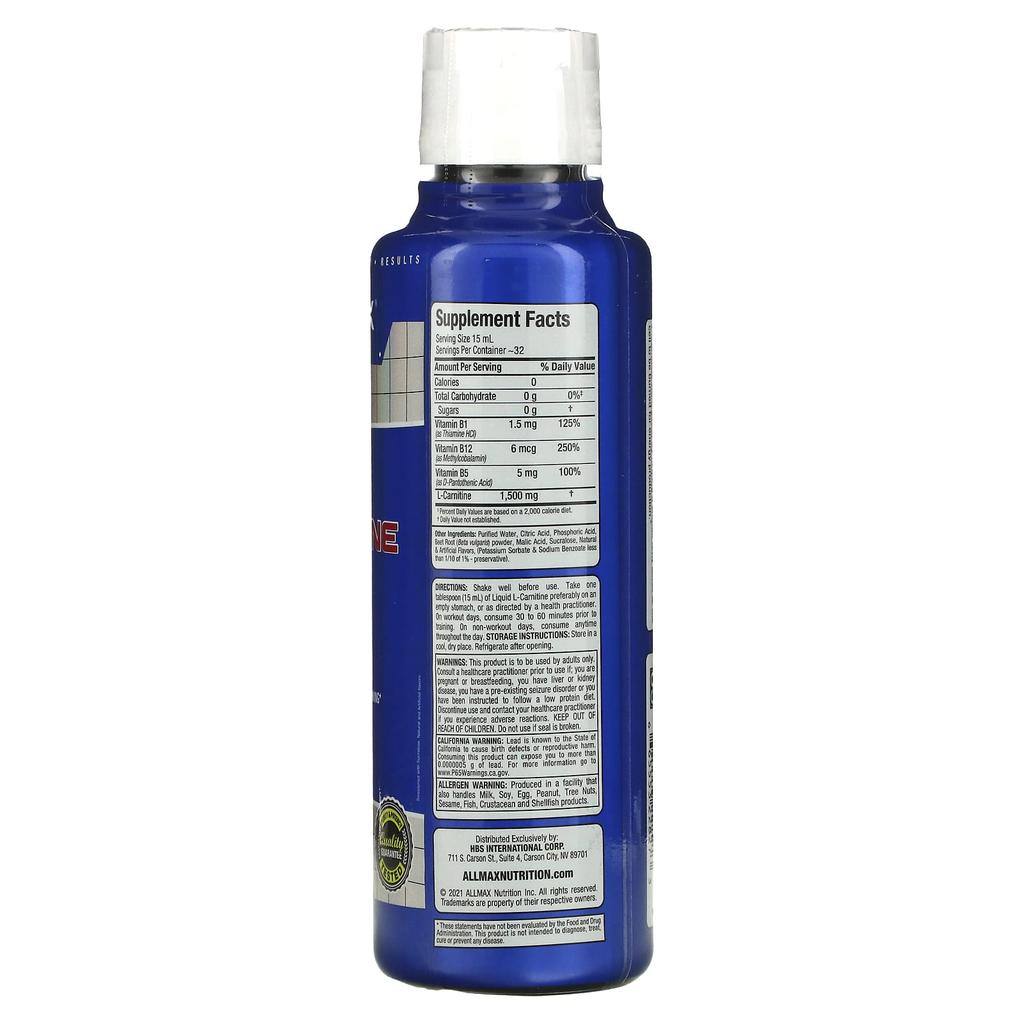 vitamin c lipid metabolites Allnutrition L-Carni Shot - L-Carnitină lichidă - la cel mai bun preț main image 1