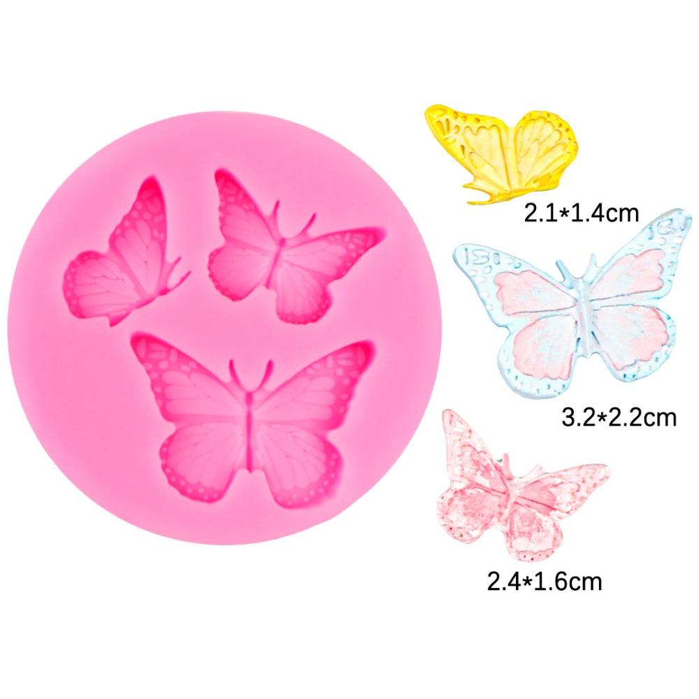 Mini Baking Cake Butterfly Soap Mold High-quality Chocolate Mold  Desserts Decoration