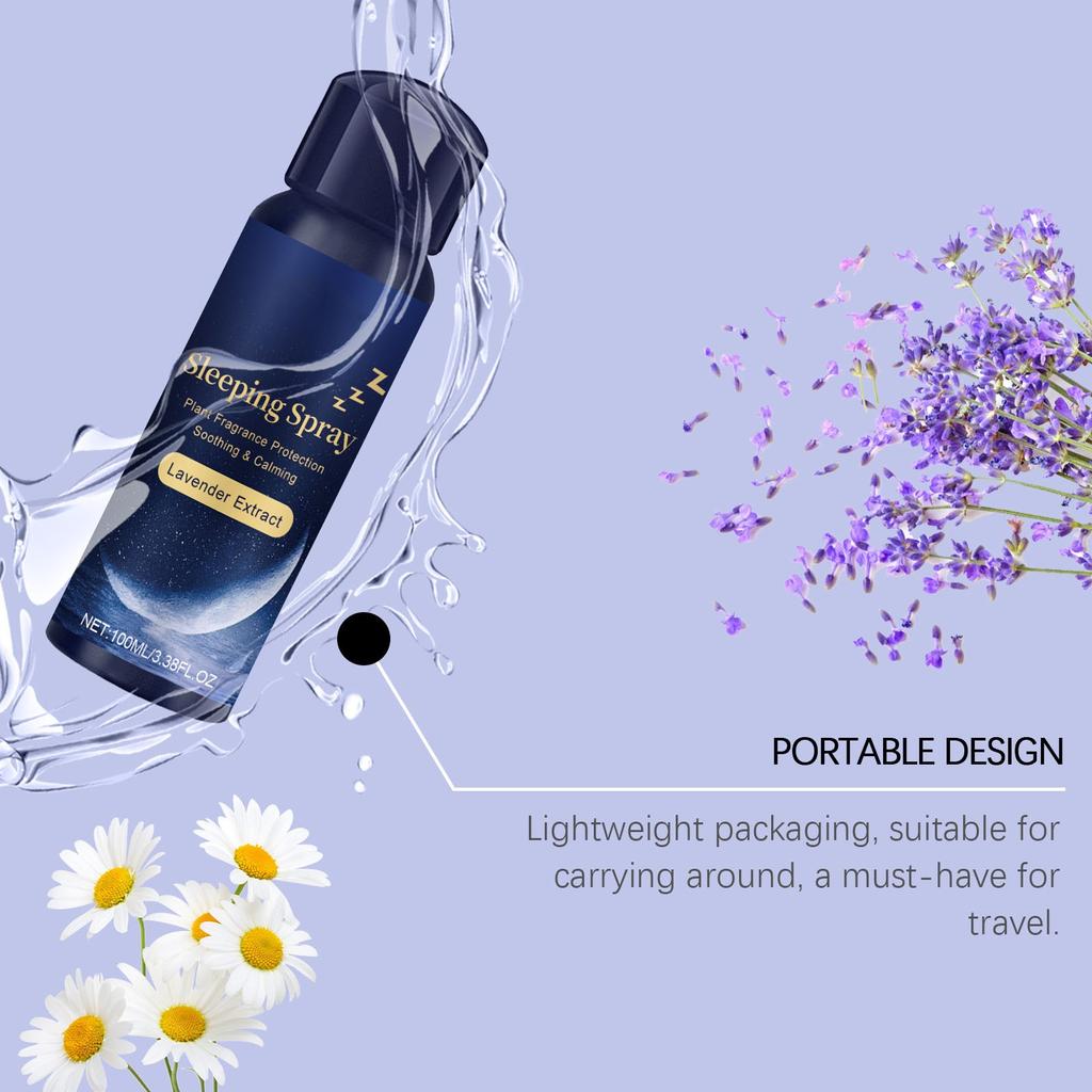 Lavender Pillow Spray - Aromatherapy Sleep Pillow MistNatural Lavender Serum Oil Linen And Room Spray To Improve Your Sleep100ml