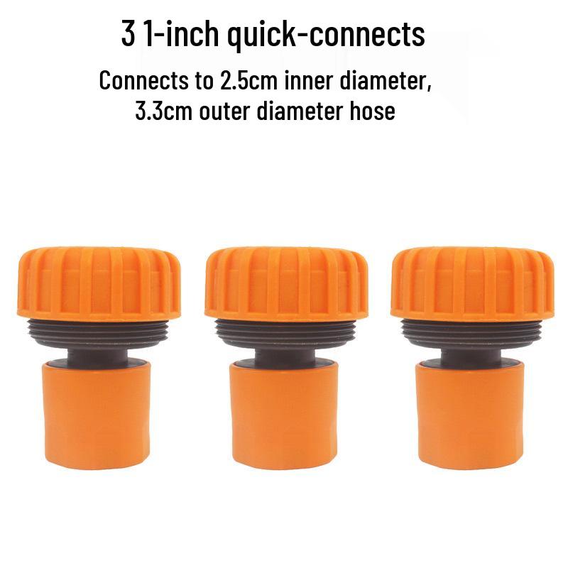 3-Way Washing Machine Faucet Diverter Valve with Switch - 1-Inch Pipe Tee