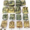 Kit de Montagem de Modelo de Tanque de Plástico 1/72 Segunda Guerra Mundial Modelos Militares Quebra-Cabeças 24 Estilos Tanques Tanques de Mesa Brinquedos para Meninos