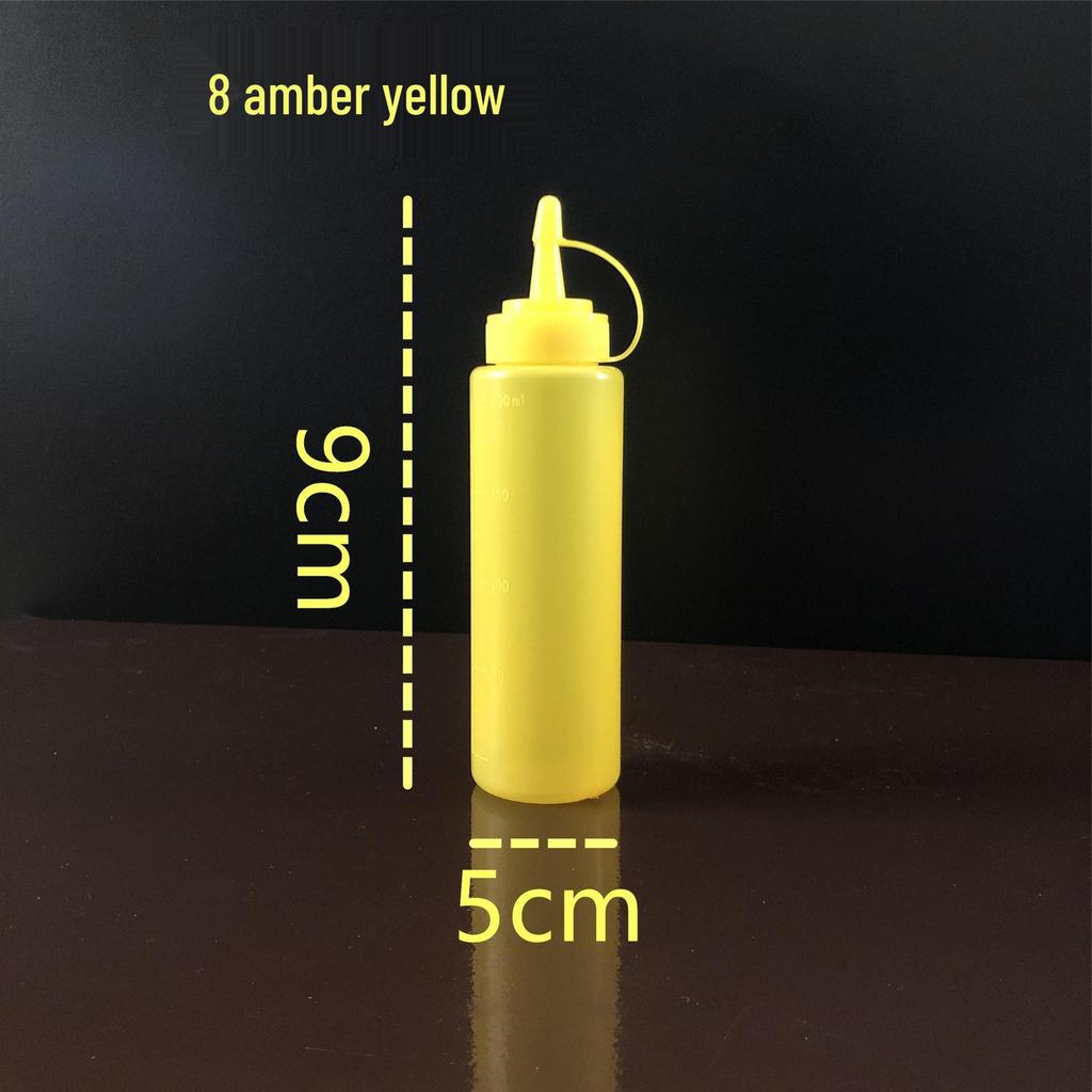 Food Grade PE Squeeze Bottle for Seasoning, Honey, or Ketchup - Pointed Mouth for Easy Use