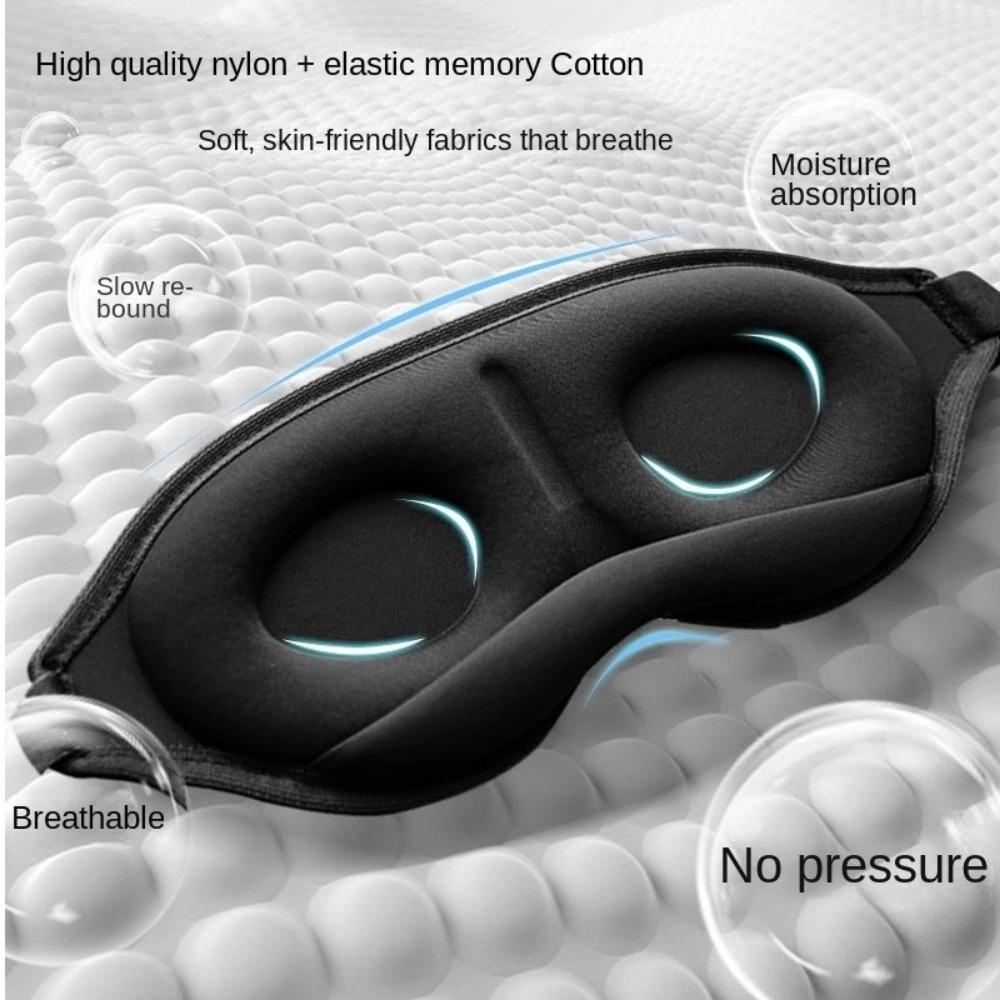 Summer Soft 3D Eye Mask Breathable Pressure Free Sleeping Mask Light Blocking Capsule Eye Mask Relieve Fatigue
