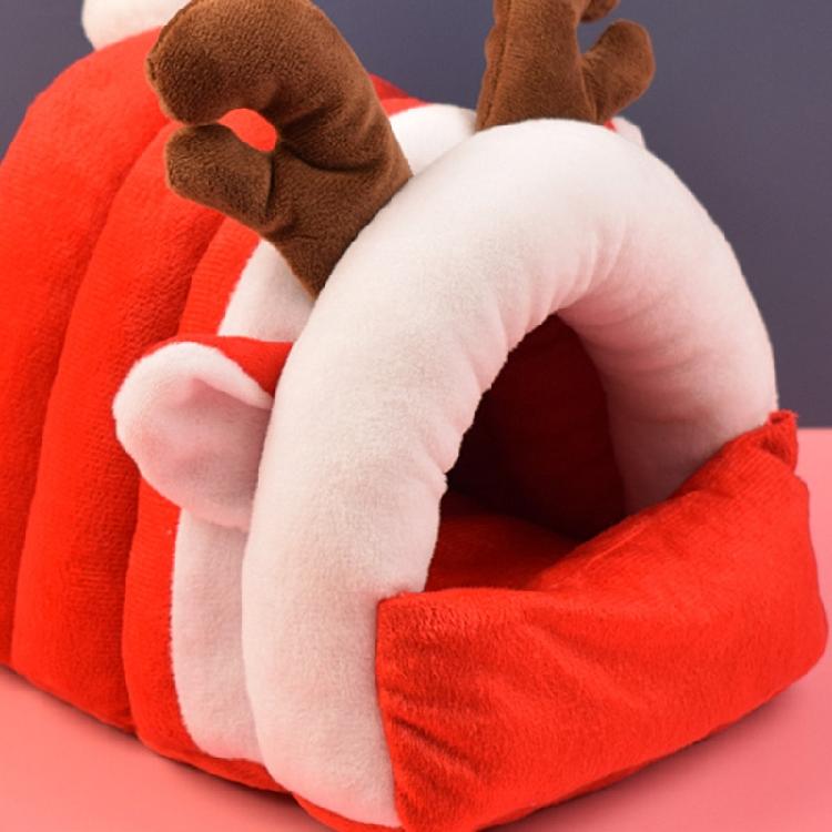 Small Animal Warm House Cozy Cave Hamster Guinea Pig Bed House Cage Accessories