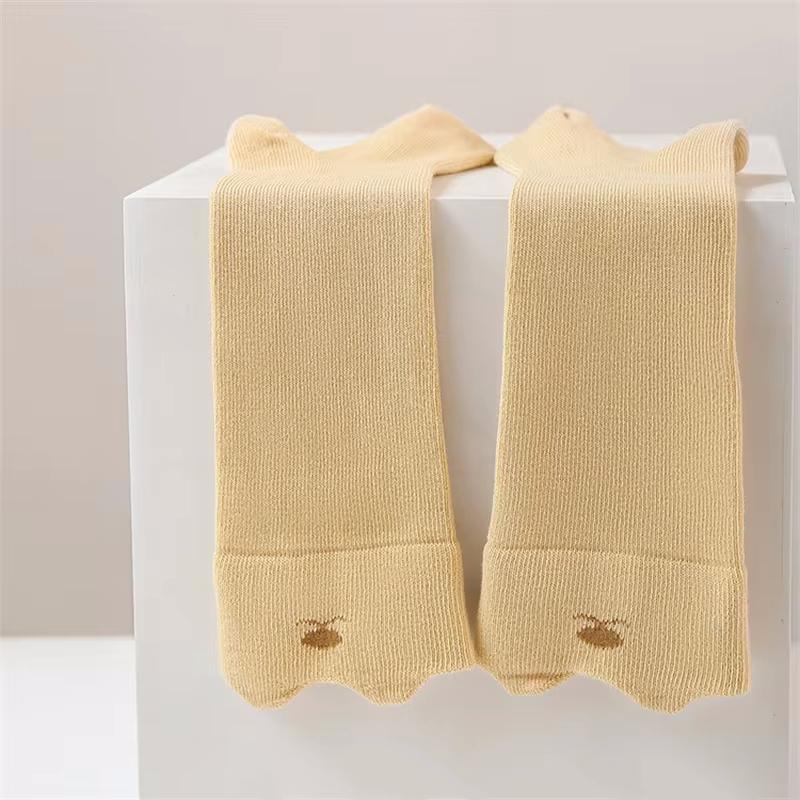 Newborn Baby Long Socks For Girls Boys Cotton Casual Infant Knee High Toddler Sock Spring Autumn Loose Children's Socks 0-8Years