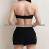 2025 Luxe Gold U-Shaped Bikini for Big Busts - European & American Sexy High-End Swimwear