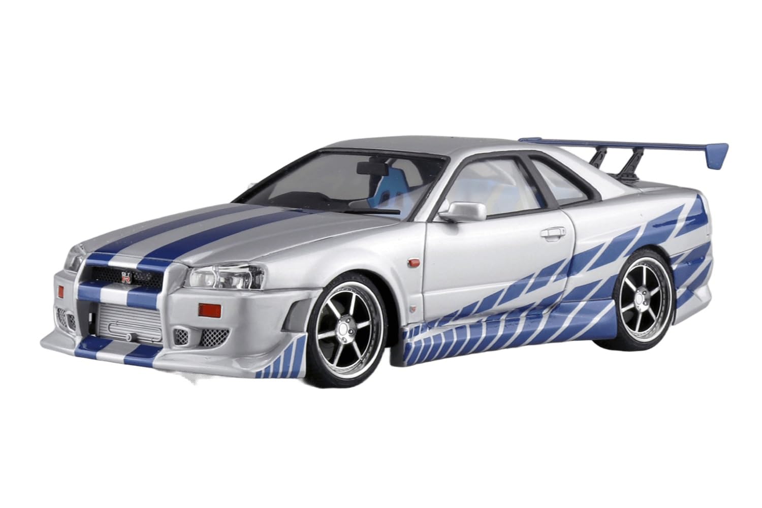 

Aoshima Bunka Kyozai (АОСІМА) Фільм Меха Но. WS-02 1/24 Масштаб Fast & Furious R34 Skyline GT-R Пластикова модель