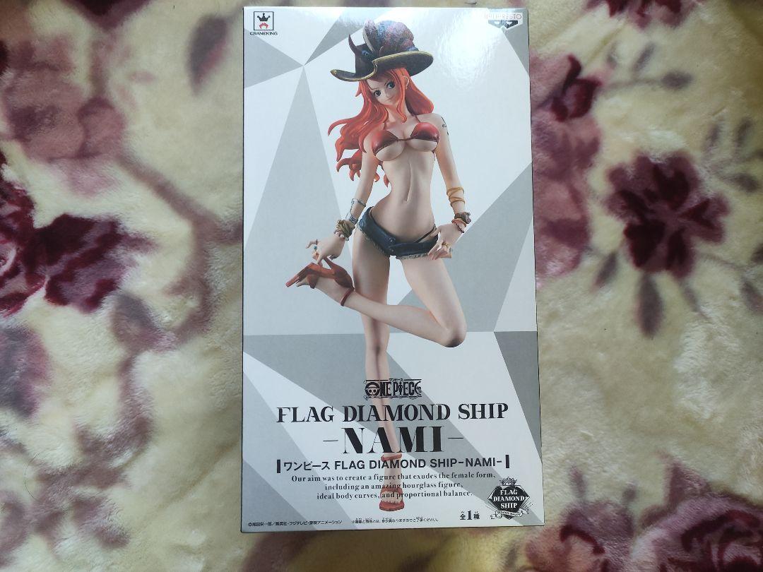 

[USED] One Piece Nami FLAG DIAMOND SHIP Figure