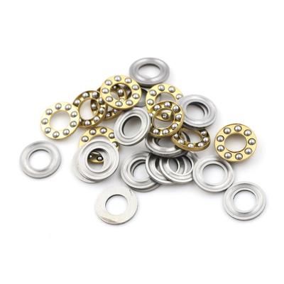 10Pcs Model F8-16M 8X16X5Mm Miniature Thrust Axial Metal Ball Bearing Aircraft