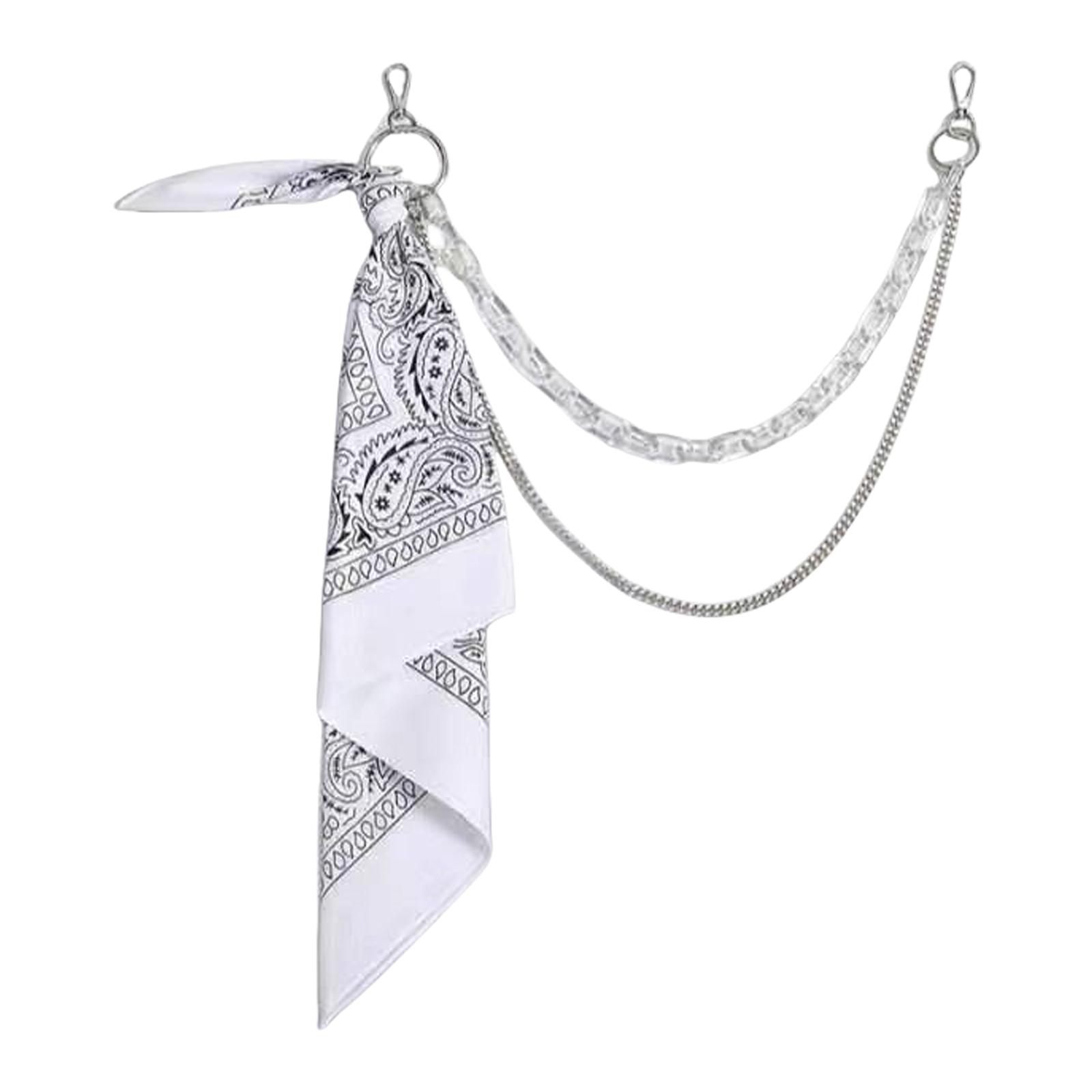 

Стильная цепочка для брюк, цепочка для джинсов, популярная уличная одежда, флуоресцентный хип-хоп шарф, поясная цепочка, крутой уличный стиль, поясные украшения F