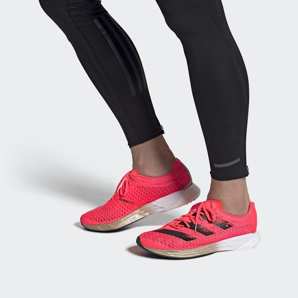 Adidas Adizero Pro 'Signal Pink Black' (Unisex) Signal Pink / Core Black / Signal Pink Running Shoes FW9240