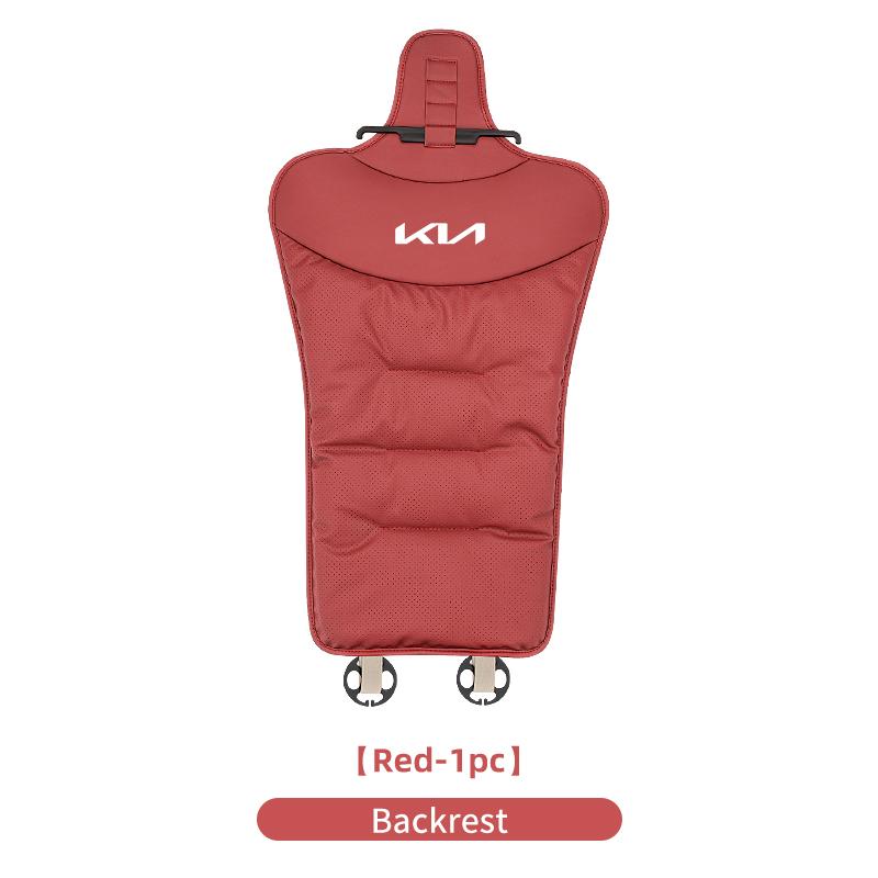 Car Velvet Cushion Leather Backrest Waist Pad Protector Cover Accessories For KIA K5 Rio Optima Sportage Ceed Soul Picanto Stoni