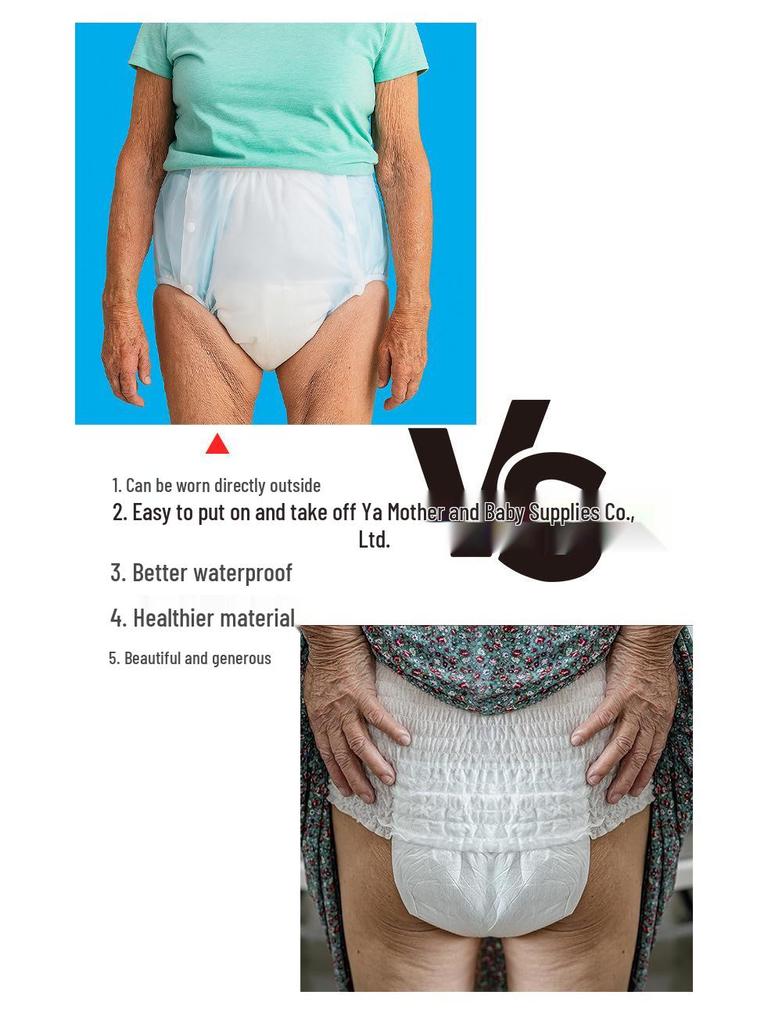 Auslaufsichere, wiederverwendbare Windeln mit seitlichem Druckknopfverschluss - Weiß oder Grau