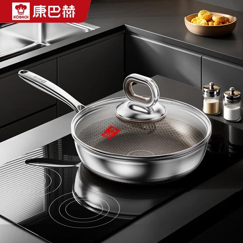 KOBACH 7th Gen Titanium Honeycomb Non-stick Frying Pan