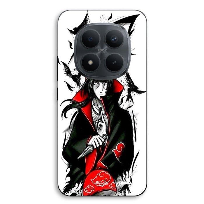 Phone Case - MANIACASE - Xiaomi Redmi Note 15 Pro 5g - Silicone TPU - Black - Demon Slayer Itachi Uchiha