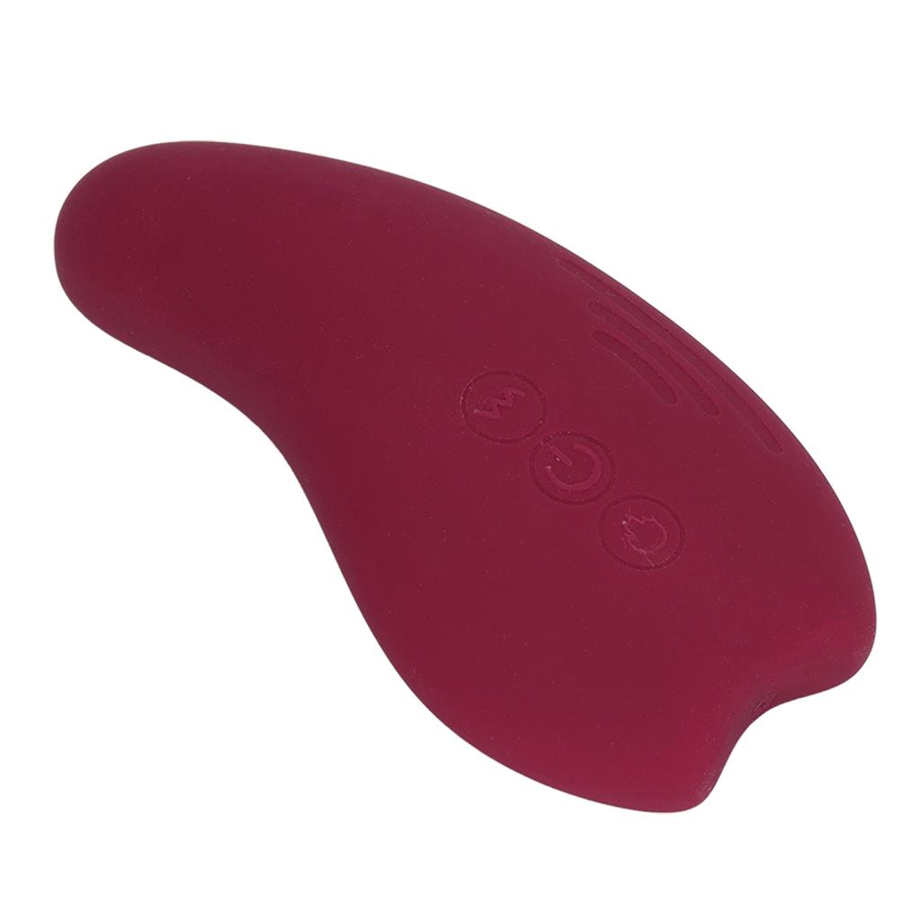 Electric Lactation Massage Machine 10 Vibration Mode USB Breast Feeding Massager Waterproof Brown