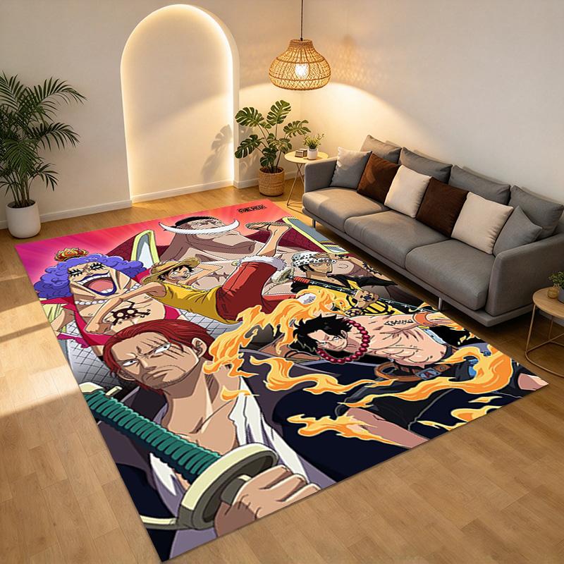 O-One Piece Area Rug Carpet For Bedroom Game Playroom Living Room Nonslip Sofa Office Home Decor Doormat Christmas Gift C361