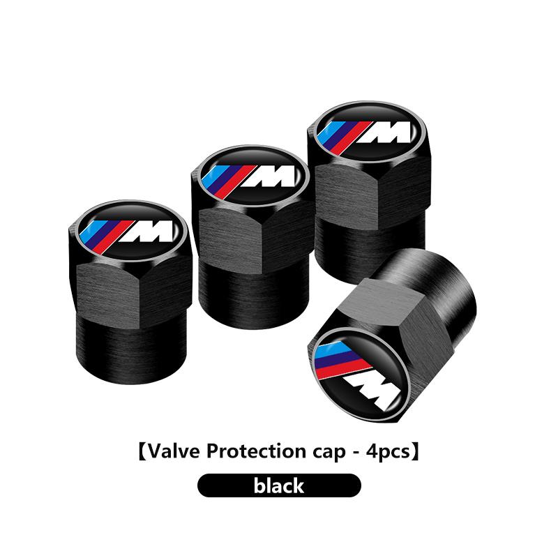 4pcs Aluminum Dustproof Protection Cap Car Wheel Tire Valve For BMW 1 3 5 7 Series M F01 F20 F10 F13 E52 E53 E60 E93