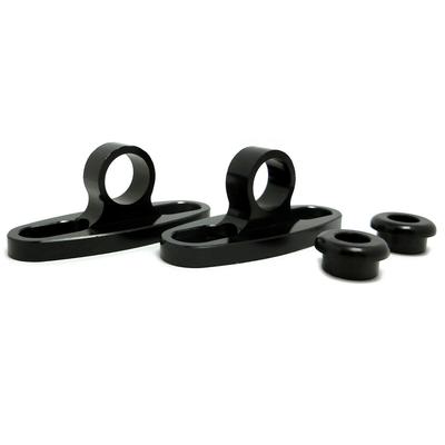 MAXIMASELECT Cowling Mirror, Universal Attachment, Adapter, Bracket, Spacer, Left and Right Set, Bike Mirror, Parts, Exterior Maintenance, Black