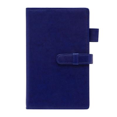 Gulfstream System Organizer, Bible Size, PU Leather, 15mm Ring Diameter, Navy Blue, GPU-6BB-06