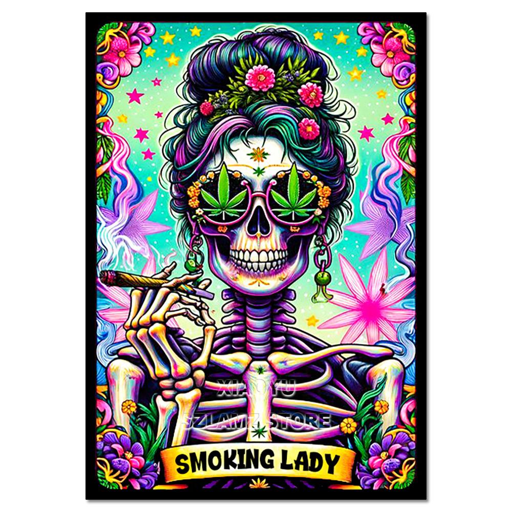 DIY Diamond Embroidery Tarot Card Diamond Painting Cartoon Skeleton Cross Stitch Set Halloween Art Decoration Gift