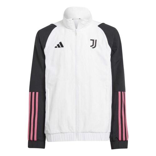 adidas Childrens/Kids 2023/24 Pre Match Juventus FC Tracksuit Top