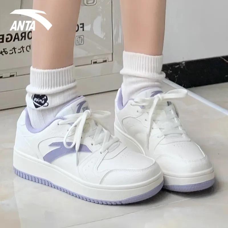 ANTA Women s Platform Casual Sports Shoes 36