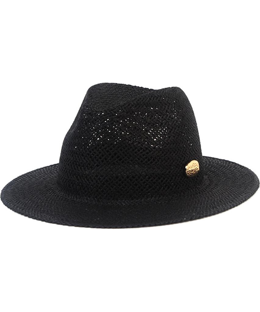 Yunibeosyeolkemiseuteuli Swing Basic Black Simple Fedora Summer Fedora