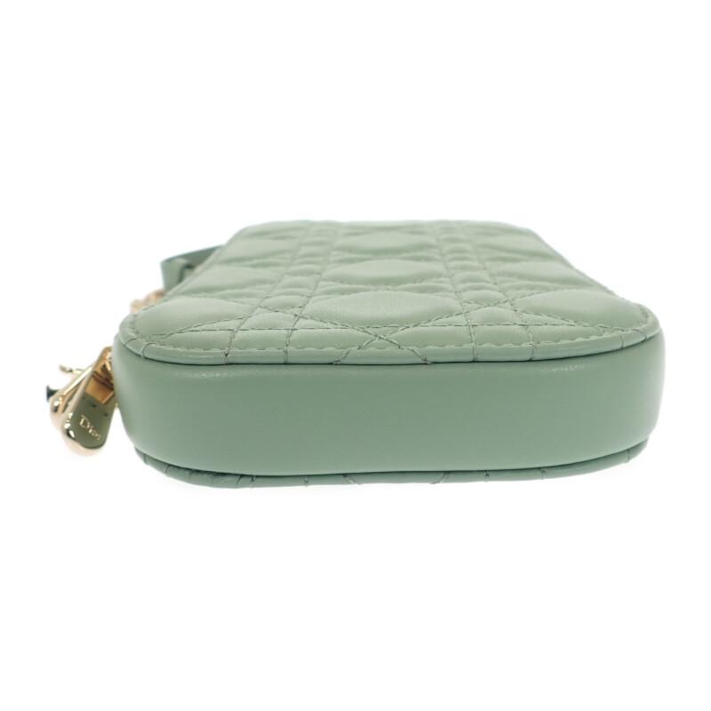 Dior  S0872ONMJ_M59H Shoulder Bag Mint green lambskin Women