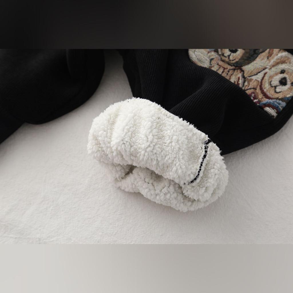 Kids Casual Long-Sleeve Set, Comfortable Daily Wear Outfits