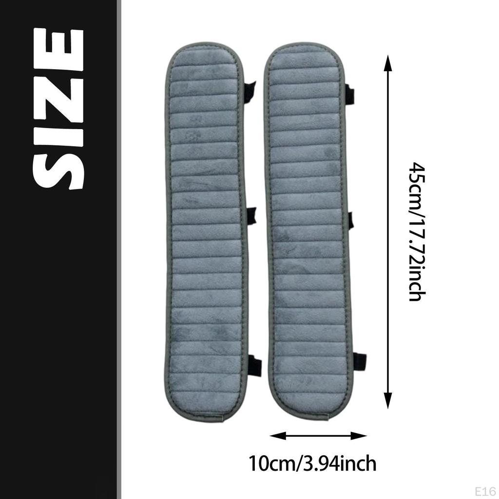 2 Pieces Chair Armrest Pad Office Cushion Elbow Support Arm Rest Velvet Material