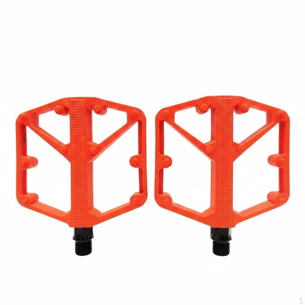 Mountain Bike Pedal High Strength Nylon Biking Accessory Black