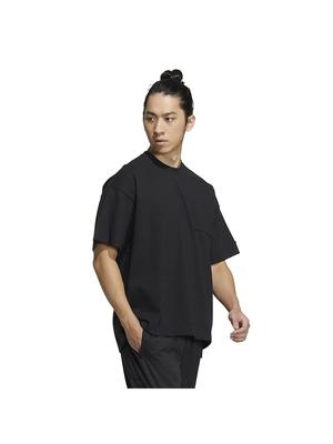 Adidas Badge of Sports Logo Short Sleeve Black Size T-Shirt, KO212, Men's, (HN0405), J/S