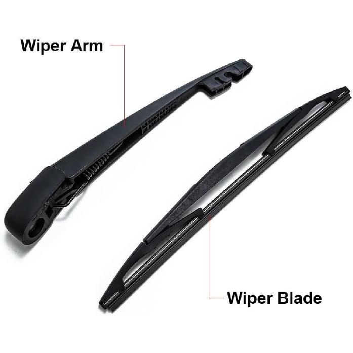 Arm Rear Wiper, Rear Windsheild Back Wiper Arm and Blade Set For Jeep Grand cherokee 2022-2024 New 68505553AA/68505551AA