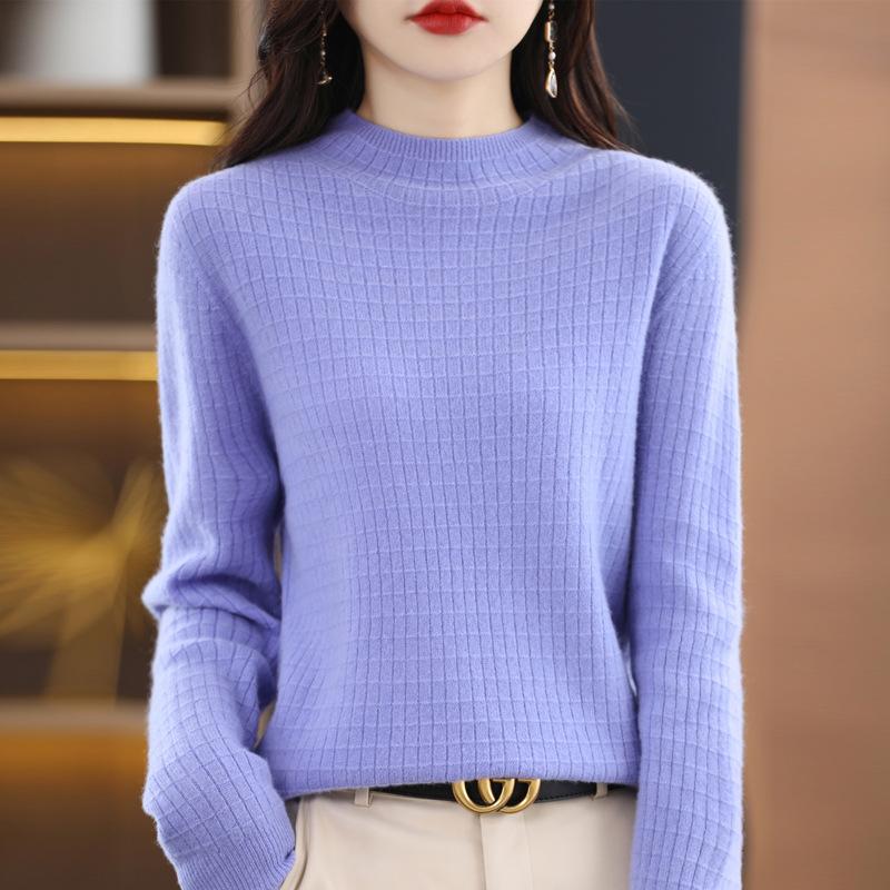 Autumn and Winter Knitted Blouse Relaxed Fit Slim Top