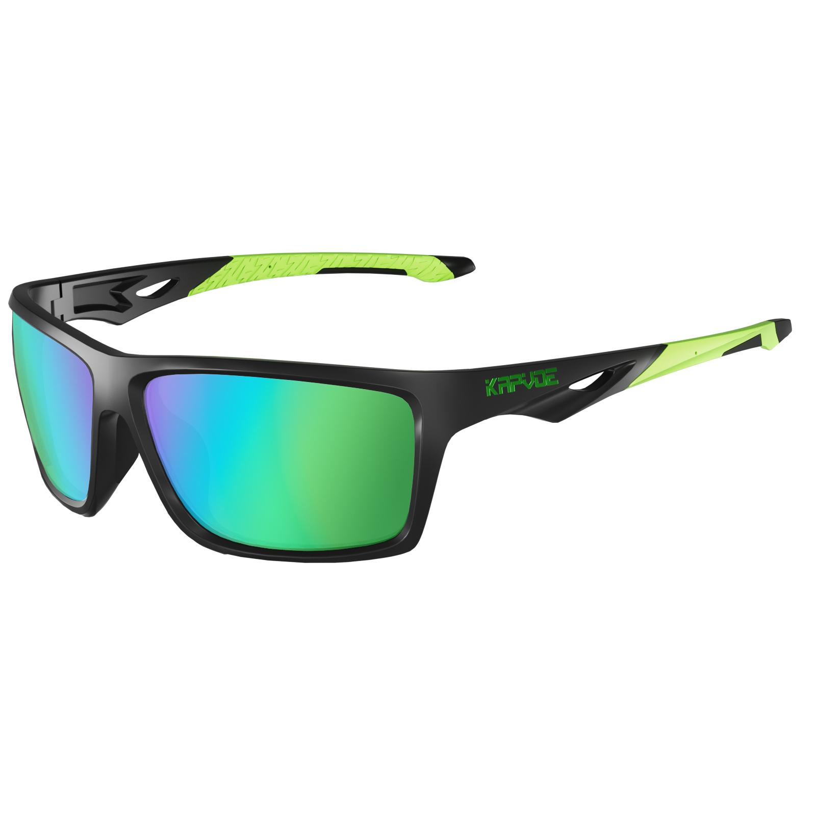 KAPVOE UV400 Polarized Fishing Glasses for Cycling MTB Road Bike Outdoor Sports Beach Driving polarized