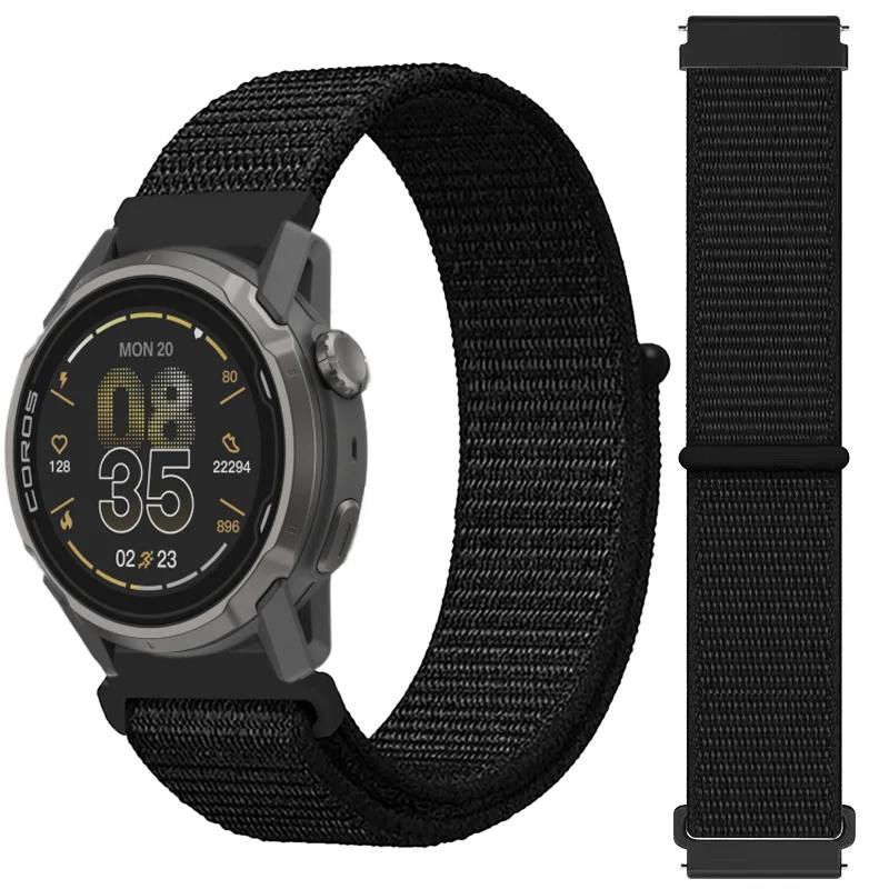 20mm 22mm Nylon Band voor COROS PACE 4 3 2/APEX 4 42mm/2 Pro Comfortabele Polsband voor Suunto Vertical 2 Race 2-S/Run/Ocean Band