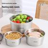 DM 316 Stainless Steel Food Grade Lard Container with Lid
