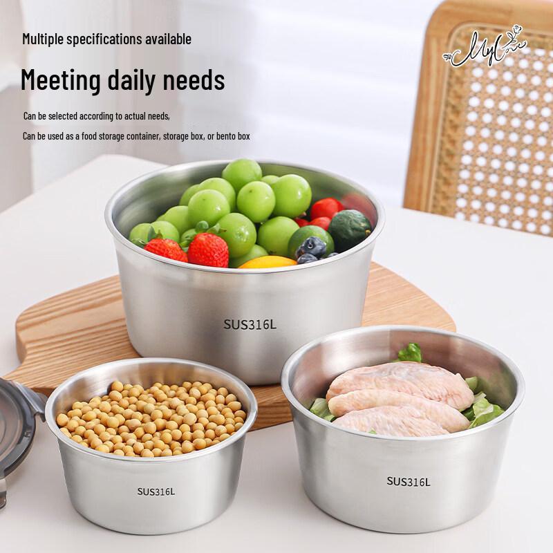 DM 316 Stainless Steel Food Grade Lard Container with Lid