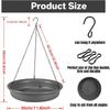 Outdoor Decorative Hanging Bird Feeder and Bird Bath Pendant for Garden and Balcony