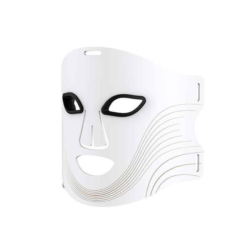 Silicone Shade Light Masks Photon Skin Rejuvenation Instrument Beauty Instrument Facial Red and Blue Light Mask Instrument белый