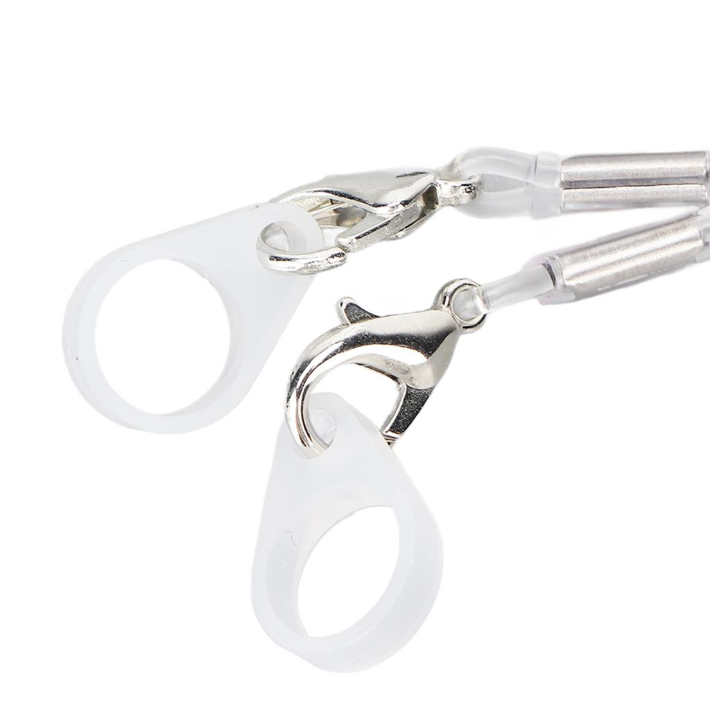 Hearing Aids Clip Rope Prevent Lost Hearing Aids Fixation Lanyard Clip Holder For Seniors Transparent