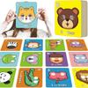 Alphabet Flash Cards,Giant Abc Animal Flash Cards For Toddler 3-5,26 Lowercase And Uppercase Letter Cards