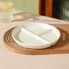 Chang Baosen Ceramic 3-Compartment Divided Dinner Plate